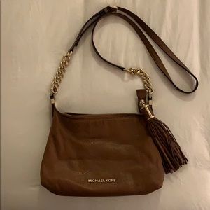 Michael Kors Leather Bedford Tassel Crossbody Bag